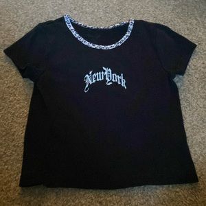 brandy melville/ john galt baby tee